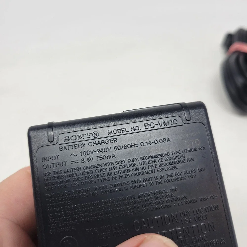 battery‎ charger BC-VM10 For Sony camera FM500H A99 A77 A57 A58 A900 A57 seat
